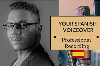 provide a professional male castilian spanish voiceover