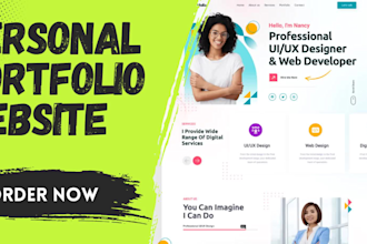 develop a personal portfolio website
