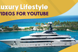 create luxury lifestyle videos for youtube