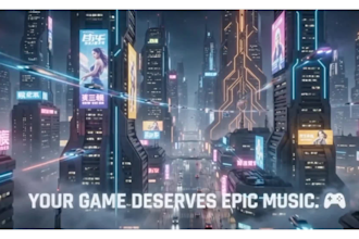 compose cinematic sci fi game music for rpg, boss fights and trailers