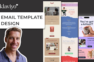 design custom klaviyo email marketing template