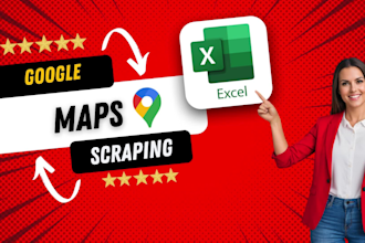 do data scraping, google maps scraping, website scraping