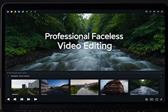 edit faceless youtube automation videos, cash cow video with stock footage, SEO