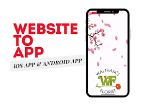 convert website into ios and android app