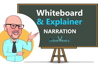 record american english male voice over explainer whiteboard narrator not ai