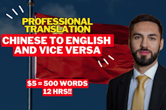 translate chinese to english or english to chinese