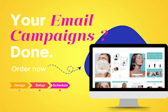offer email design expertise and setup