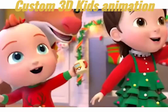 3d christmas animation video christmas greeting video merry christmas animation