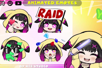 create custom animated twitch emotes and alerts