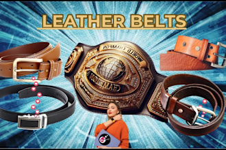 make beautiful leather belts for you with custom design