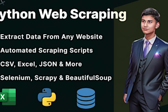 do python web scraping with selenium and playwright