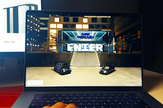 make 3d intro for shopify store website