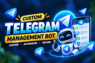 create a custom telegram management bot for your group