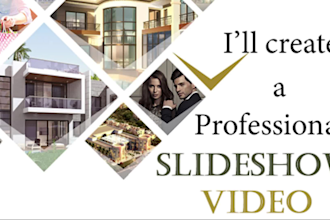 make photo slideshow, wedding slideshow or birthday slideshow