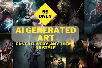create concept art , portraits, character with midjourney ai