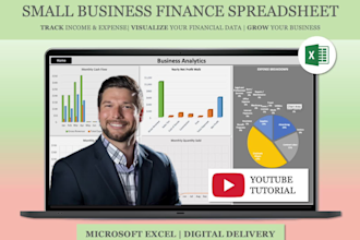 send a small business finance tracker excel spreadsheet