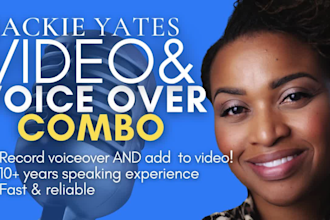record an american female video voice over