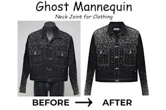 do ghost mannequin, invisible mannequin and neck joint
