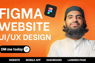 do dashboard design UI UX, figma website mockup, ui ux wirefram, figma prototype