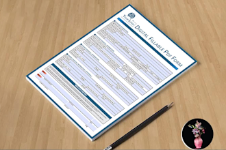 create digital fillable pdf form, auto calculated invoice, order form