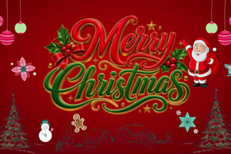 create unique christmas greeting video cards