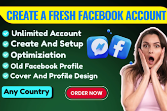 create facebook account for personal or business use with old aged account