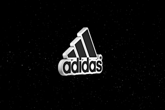 create 3d rotating logo, transparent background