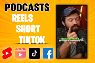 edit your podcast into short from video clips