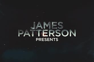 a cinematic book trailer, teaser and promo video