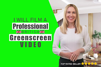 be your british video actor for green screen, ugc and vsl