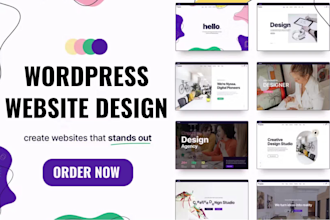 design, redesign, clone, build wordpress website development by elementor pro