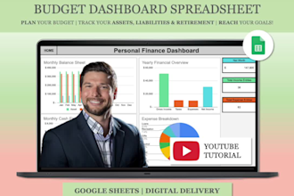 send you a budget finance dashboard google sheets