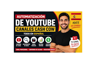 hacer espanol youtube automatizacion cash cow canal video anonimo