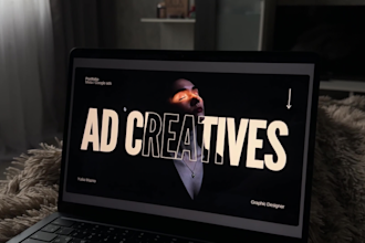 design static ad creatives for meta and google