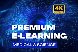 create professional elearning course and medical training videos