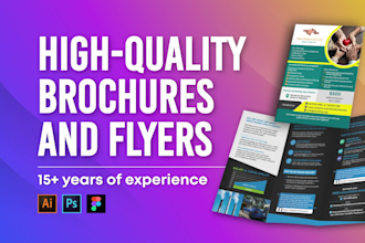 design a company brochure, report, flyer or whitepaper