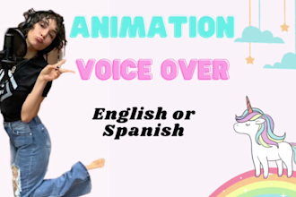record disney like character voiceover