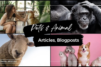 write pet blog, dogs, cats and animal related articles