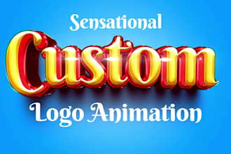 create sensational custom logo animation intro video