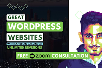 do responsive wordpress website design, develop or customize