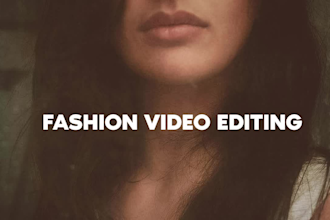 edit your footages into a vibrant and stylish fashion film
