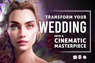 edit wedding highlights, cinematic wedding video, wedding video editing