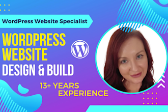 create an amazing wordpress website design