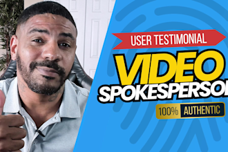 create a natural selfie style ugc spokesperson video review or testimonial