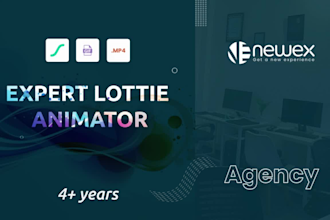 do 2d lottie json or GIF for web and mobile app