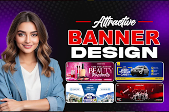 design website banner, shopify banner and web slider