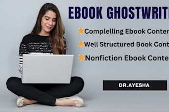 be your medical, healthcare, fitness ebook writer, ghostwrite non fiction ebook
