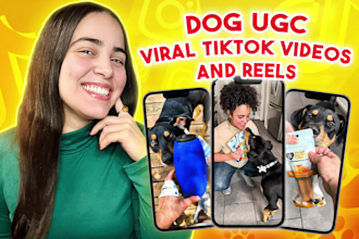 create dog ugc video ads for your pet products or services