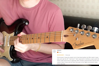 record guitar solos and riffs for metal, rock and pop