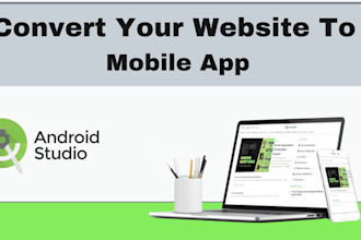 convert  website to android app using webview